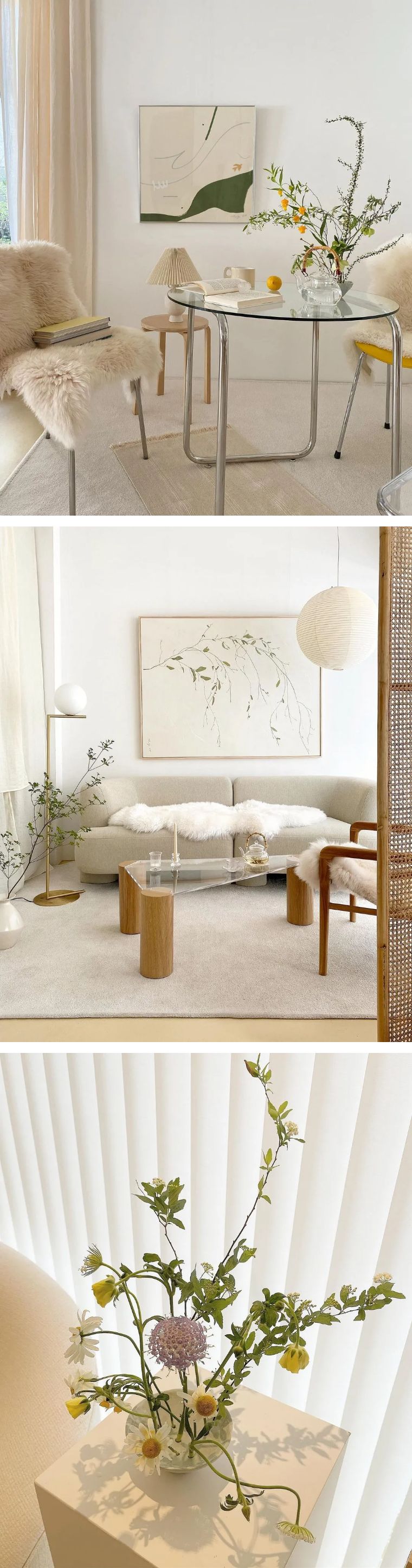 我发现好看又好打理的家，都善于用白与留白