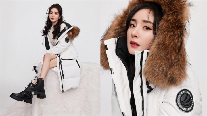 番位|杨幂爱美了！光腿穿羽绒服配马丁靴直播气场大开，东北揣裹成大爷