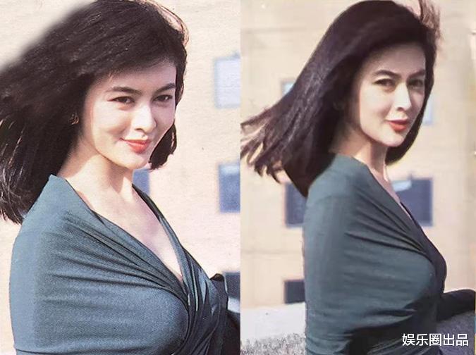 张艺谋|关之琳早期写真曝光，被指“风尘味太浓”，穿低领装惹争议