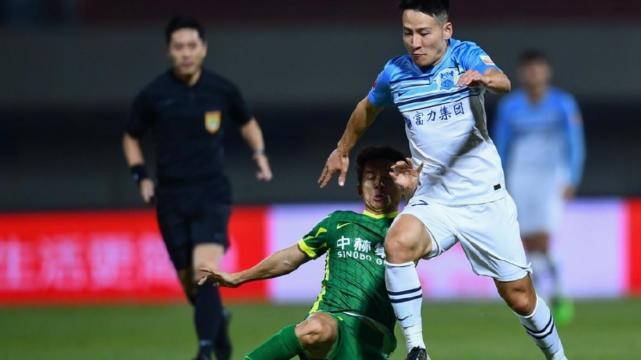 张玉宁|1-1！张玉宁点射，李提香弑旧主拒绝庆祝！国安平广州城6轮不胜！