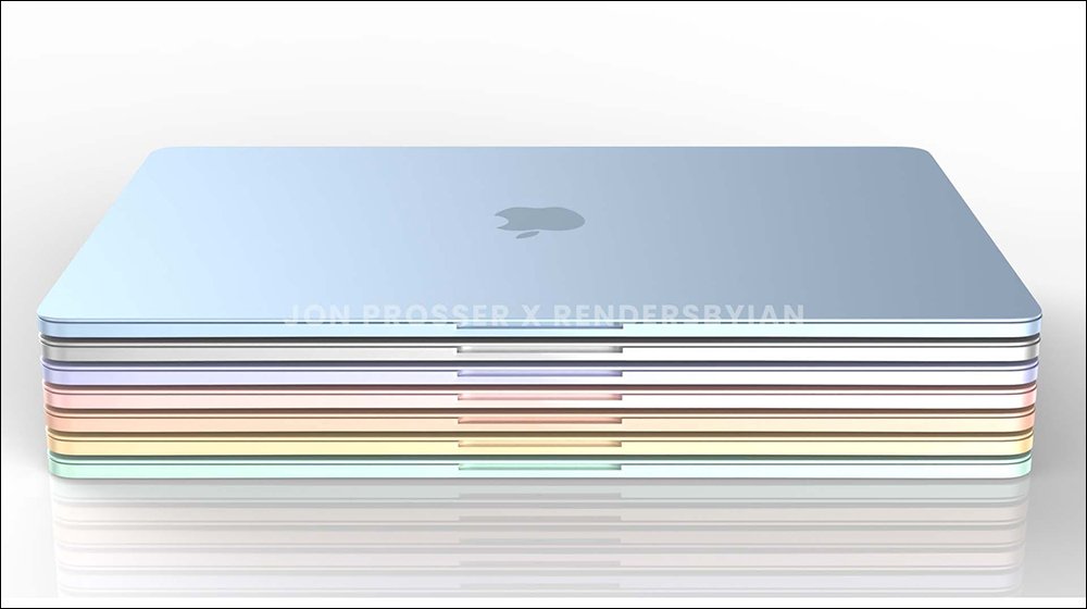MacBook Air M2全新渲染图，以及更多信息曝光