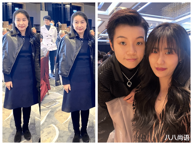 郭晶晶|郭晶晶与张怡宁同框，穿礼裙阔太范儿十足，越来越有朱玲玲的魅力