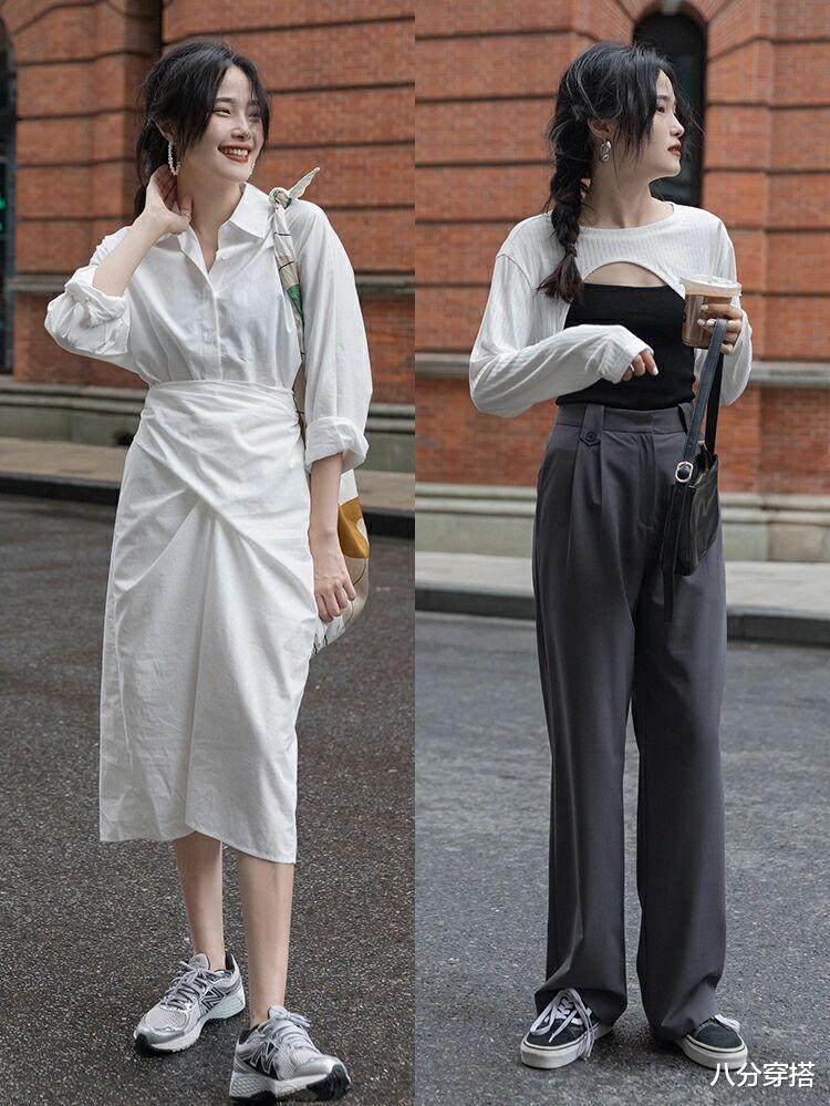 八分穿搭|夏天衣服不用多买，有这“四款”就够了，时髦百搭不挑人，特好看
