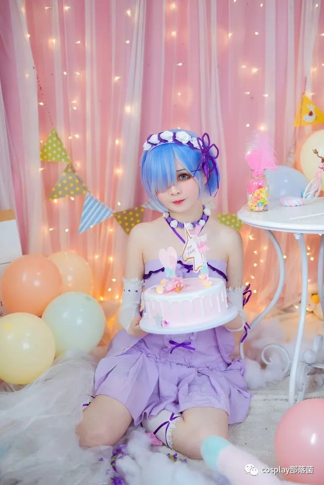 雷姆|cos：雷姆小蛋糕cos正片@果锅