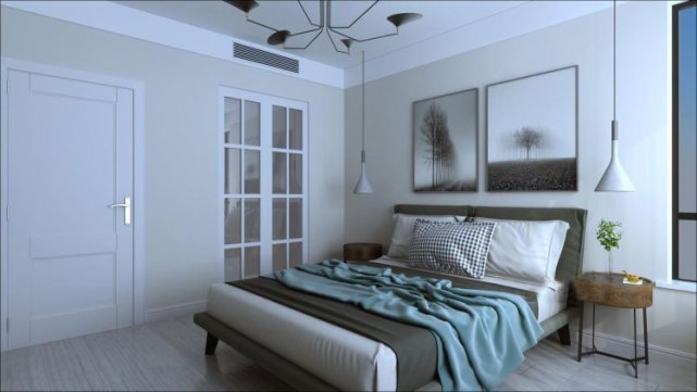 |139平现代风以白色减去灰色带来的沉重感,让氛围更为轻快