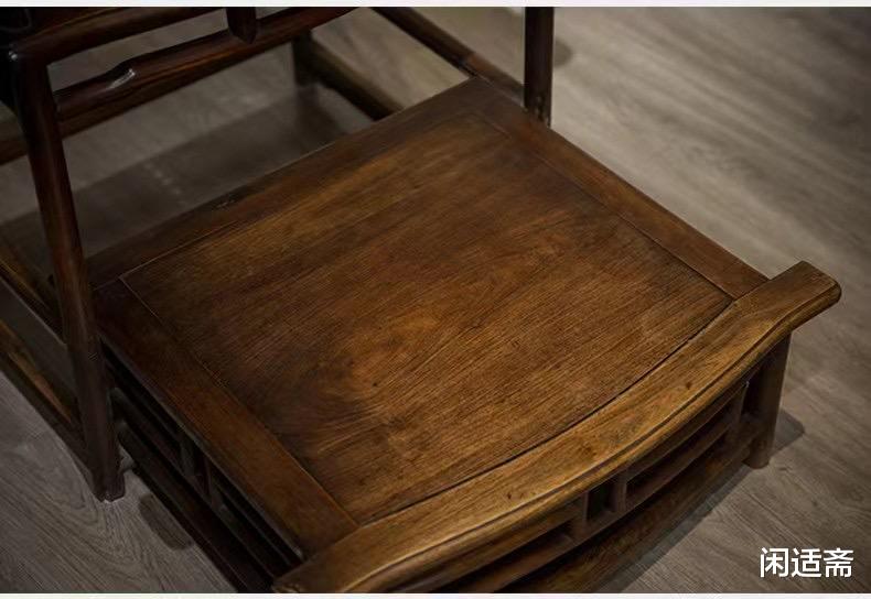 钱币|威严古雅，黄花梨家具，带脚踏麒麟纹圈椅