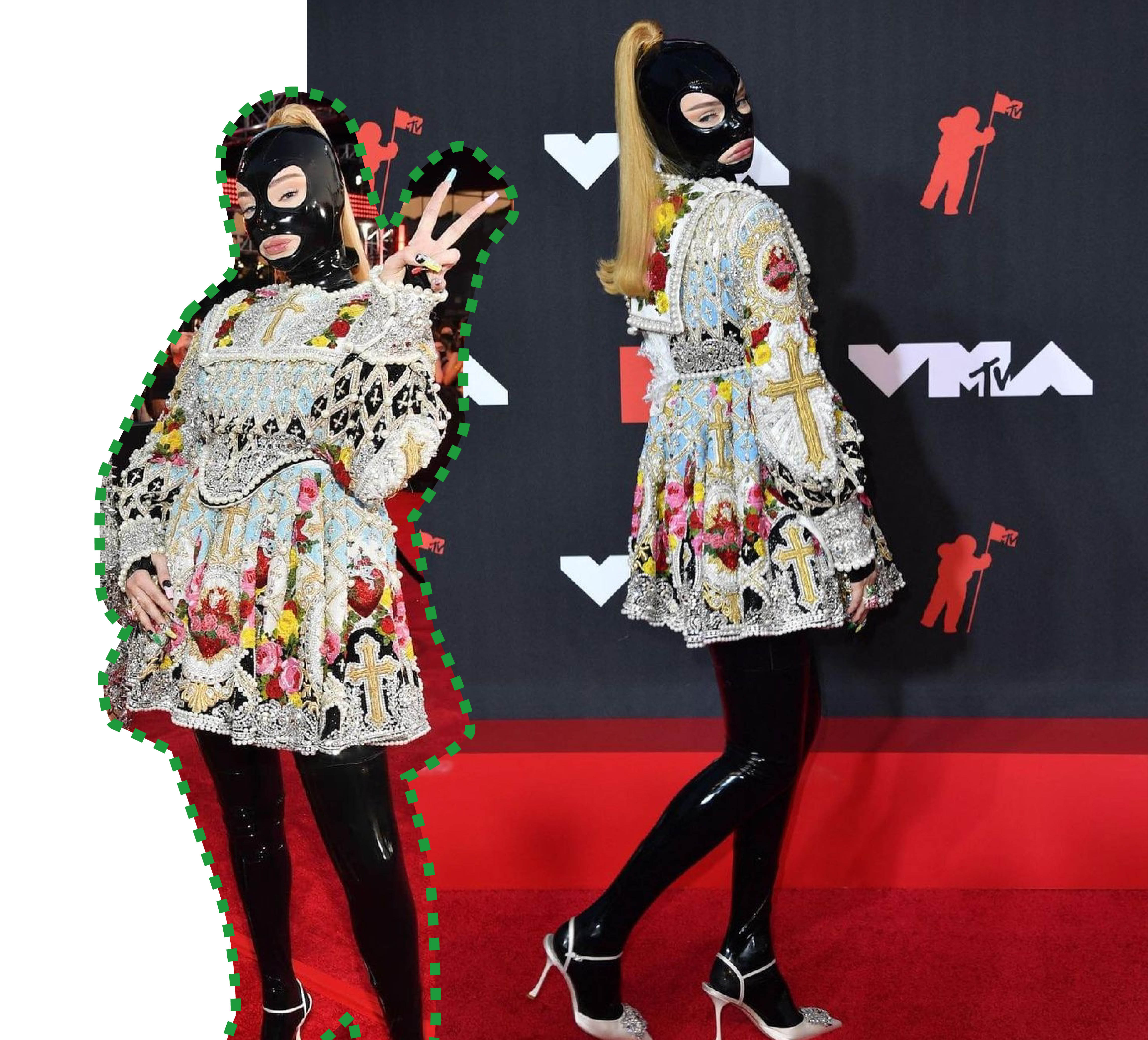 时尚不打羊|VMA颁奖盛典5大雷人造型，脸基尼算小儿科，蠕虫套装最令人尴尬！