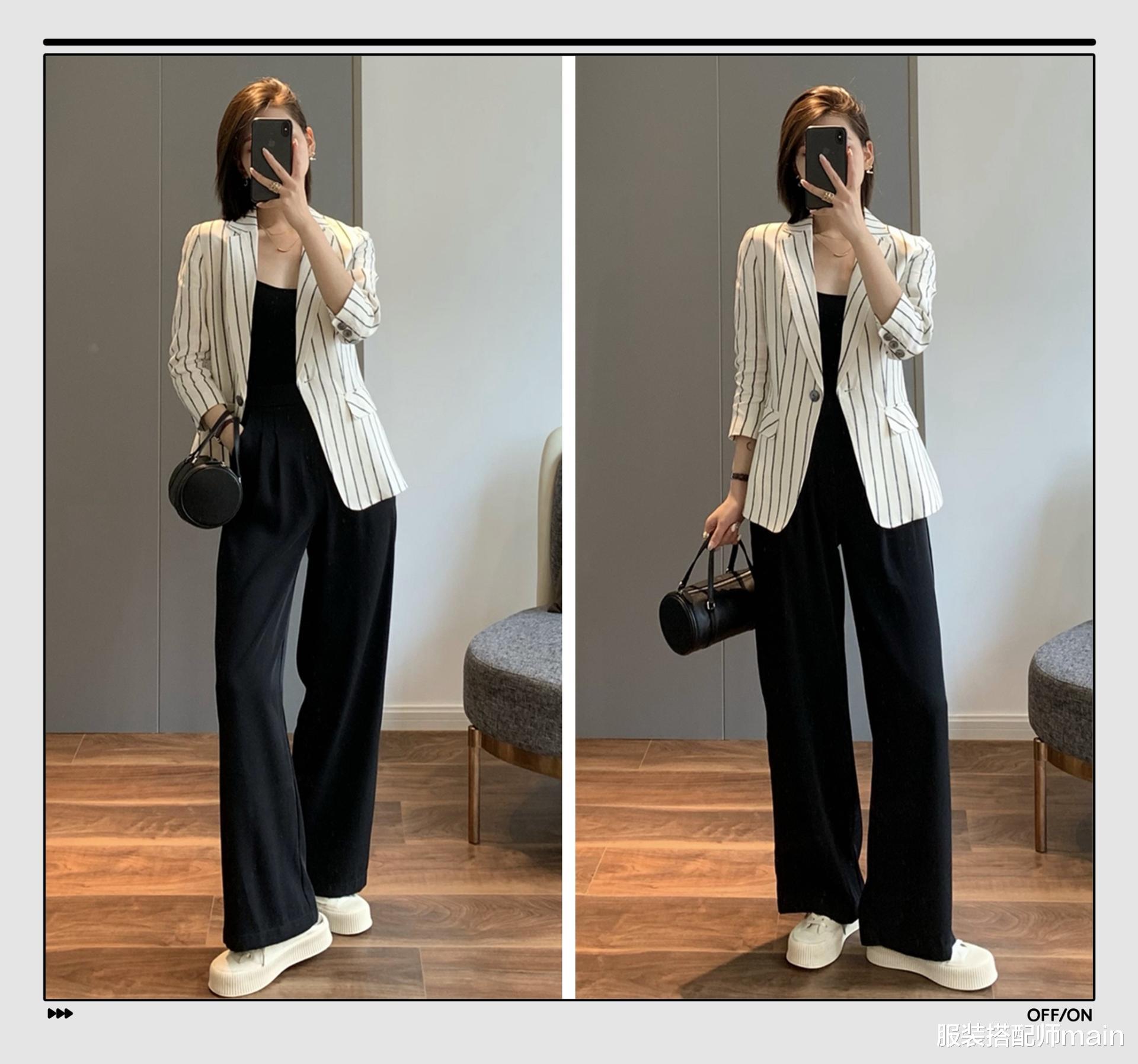 服装搭配师main|小个子选对了“阔腿裤”，就拥有了时髦与高级，关键还特别显腿长