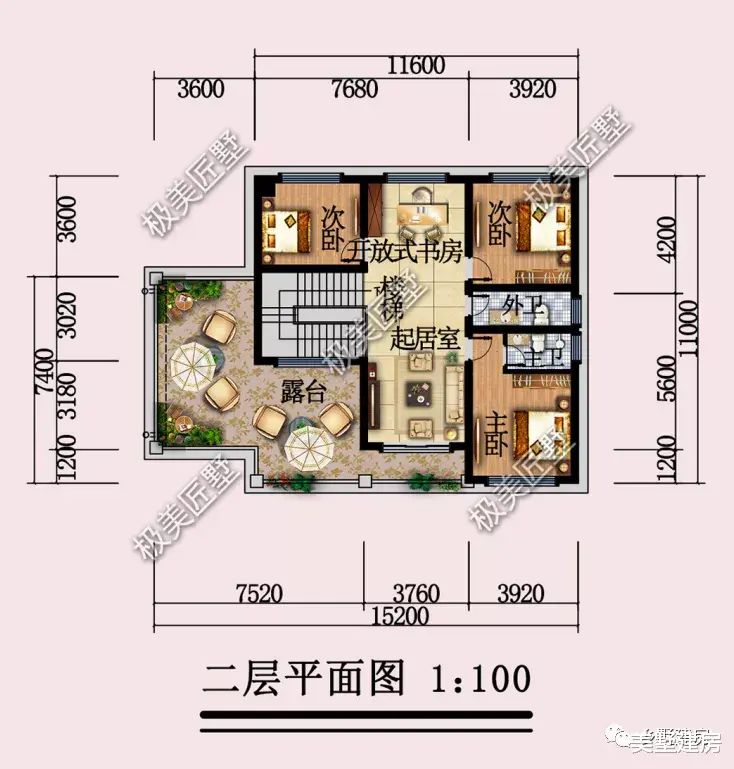 |带车库设计的二层别墅,欧式风格,建房选它准没错!