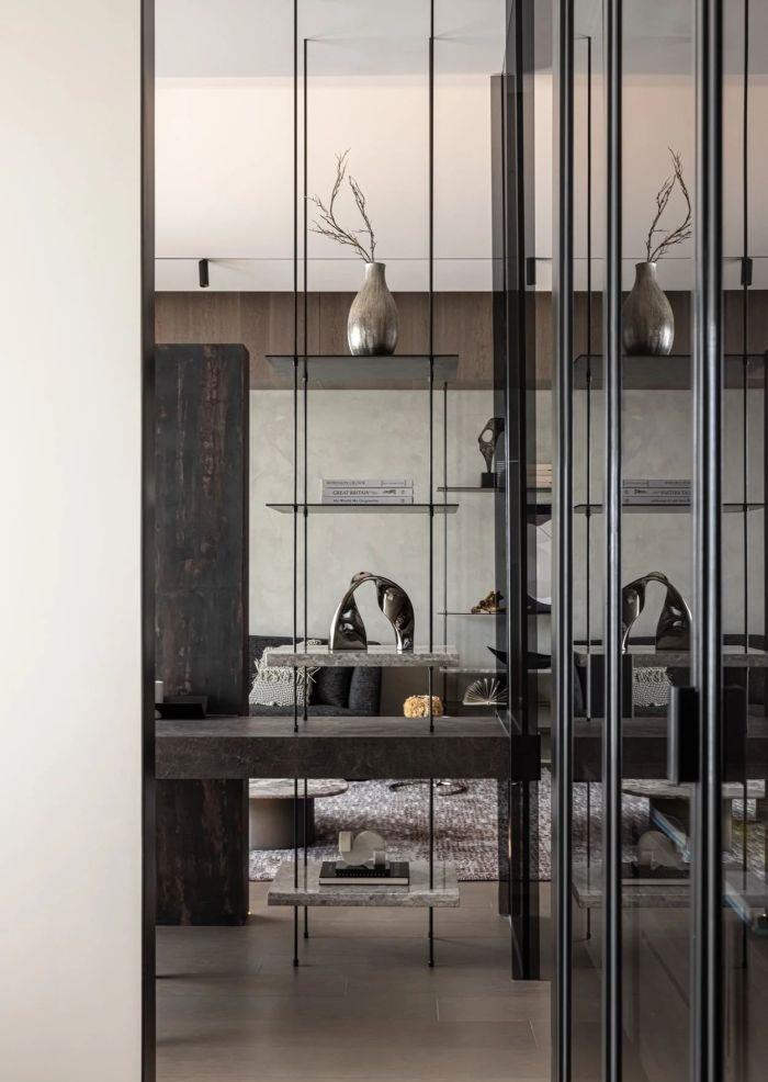 设计师|大学老师的105㎡新家，光是一个客厅就迷住了我，这才叫高级感