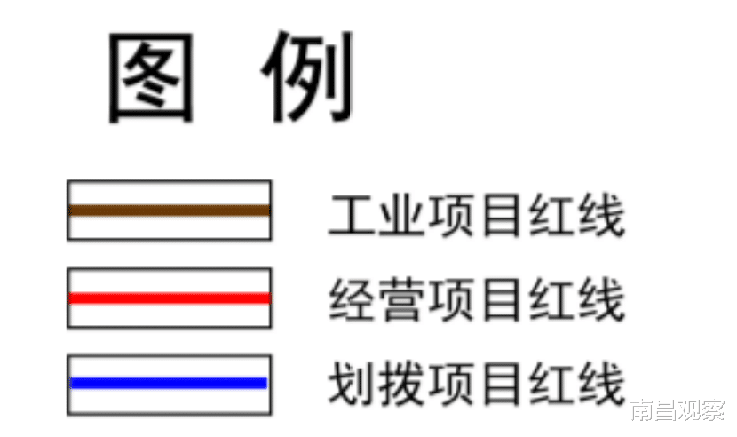 南昌观察 南昌储备项目分布图公布,东站新区、VR科创城、洪都新城项目密集
