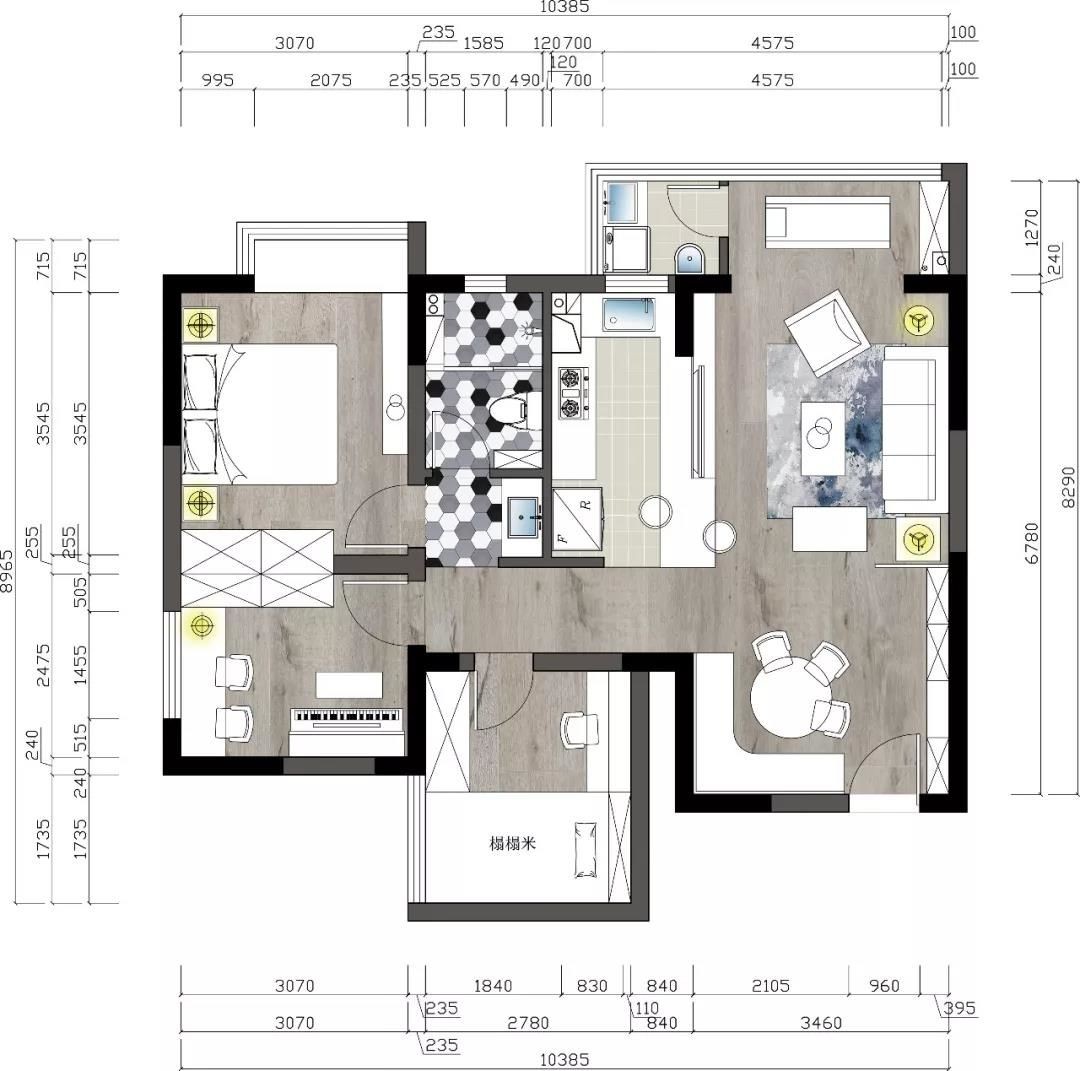 设计师|为好闺蜜设计的婚房,特意调配的墙壁颜色,处处都透露着用心