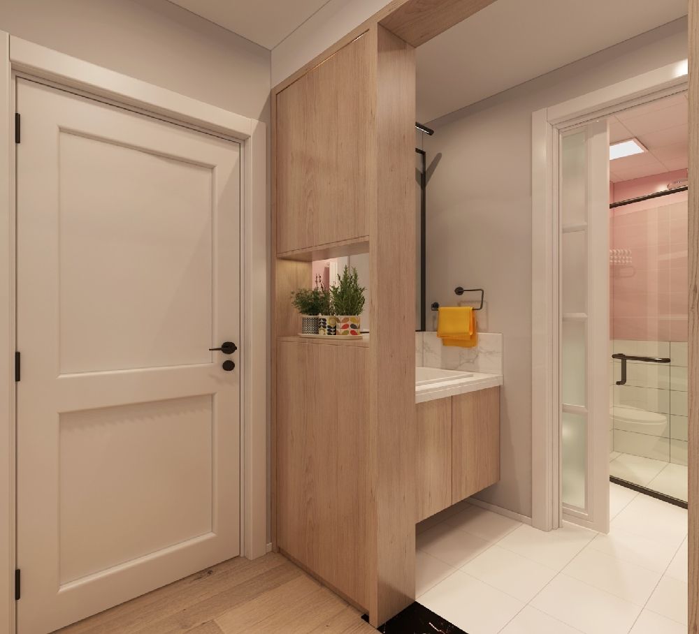 流行装修风格|为什么要把洗手台放在卫生间门外？邻居给出的理由，把我说服了