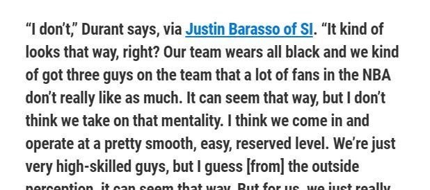 且听旭|篮网被当成NBA反派?杜兰特机智打太极:我们享受每一天的比赛