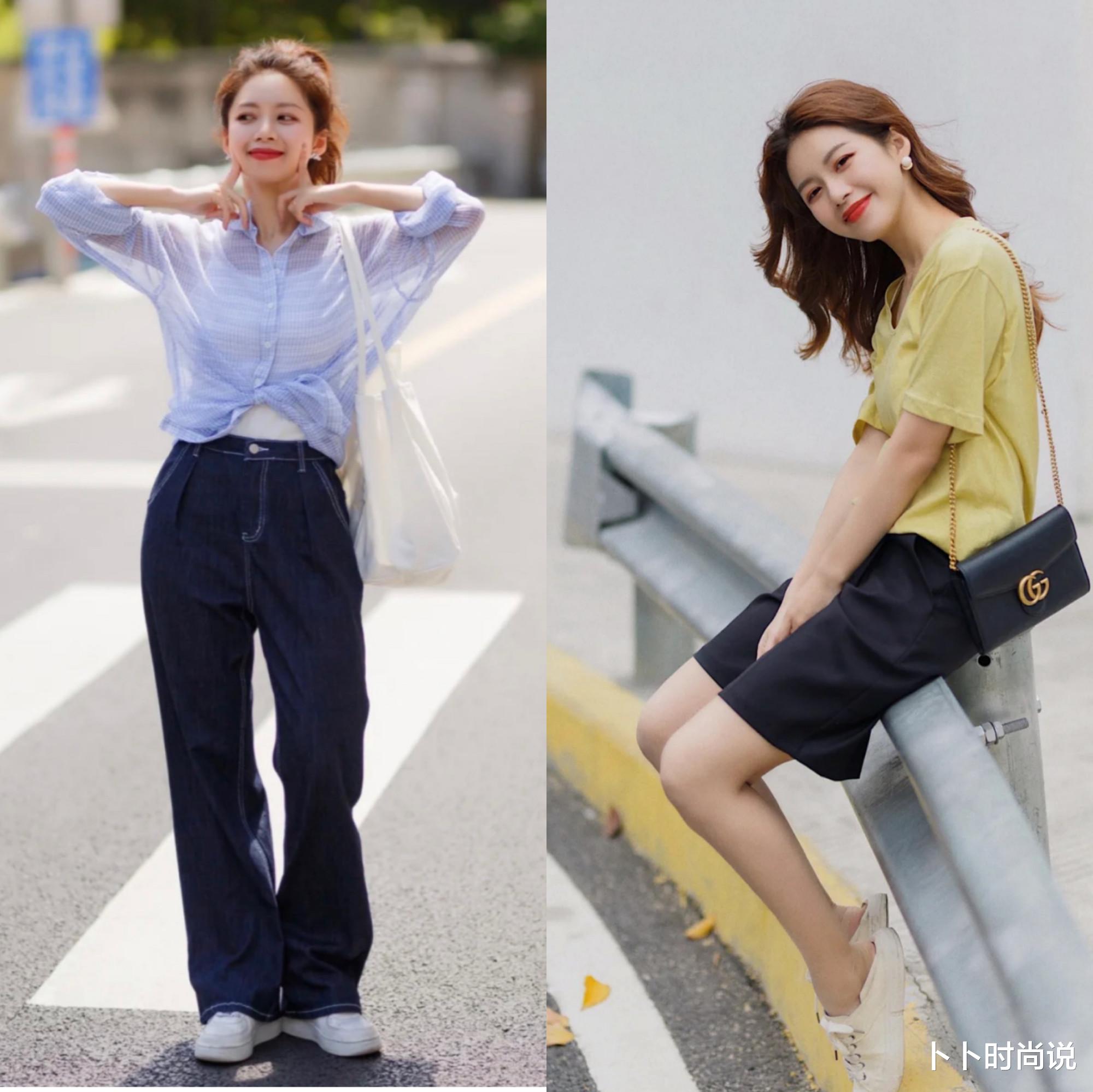 卜卜时尚说|女生夏天这样穿，清新淡雅的夏日穿搭，养眼又年轻