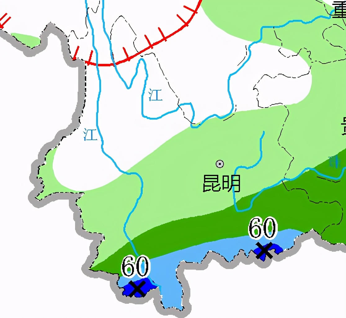 天气说 云南！大面积降雨即将来袭！中雨大雨暴雨大暴雨将落在下列区域