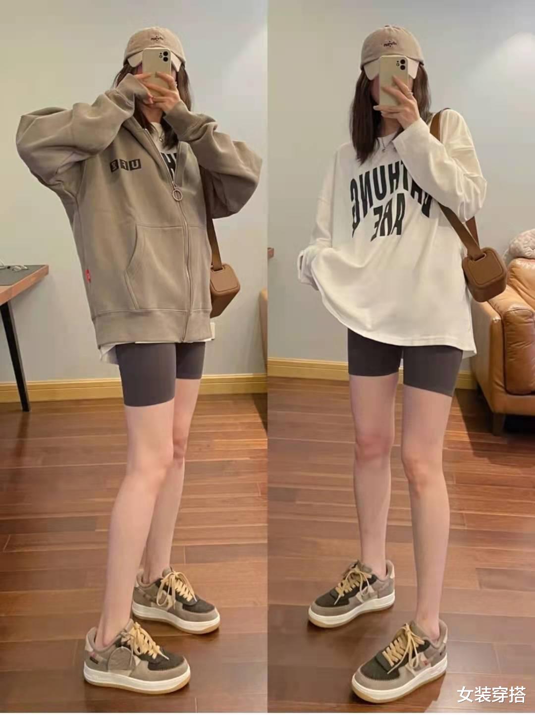女装穿搭|卫衣外套怎么搭配裤子好看