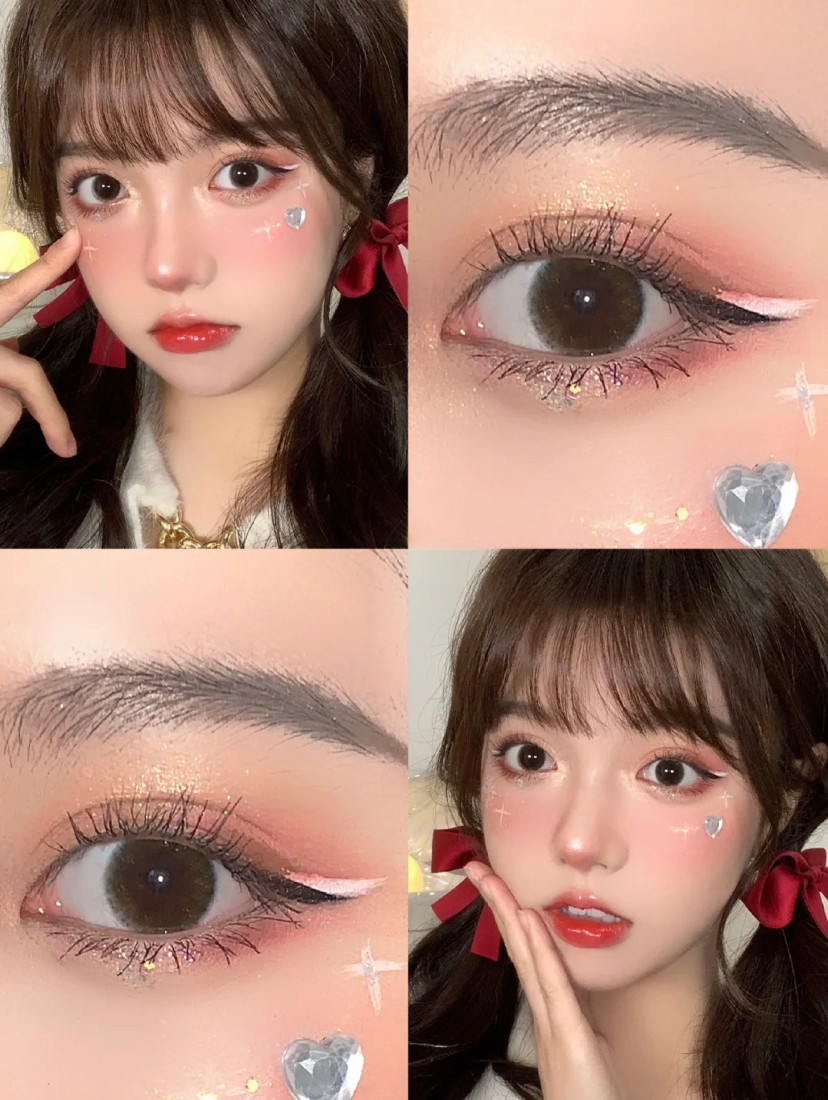 紫菜 7款拉满氛围感的「圣诞妆容」教程,软萌麋鹿眼妆让你的双眼显得无辜又可爱!