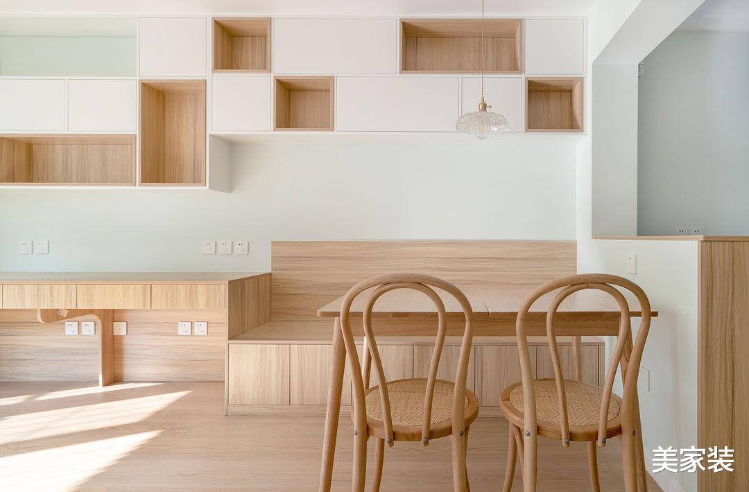 75平米的原木系家居,不仅有舒适的空间,更有超强的储物能力