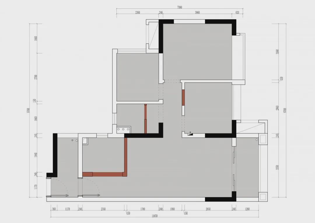 77㎡改出3室2厅+衣帽间,忍不住夸爆它!