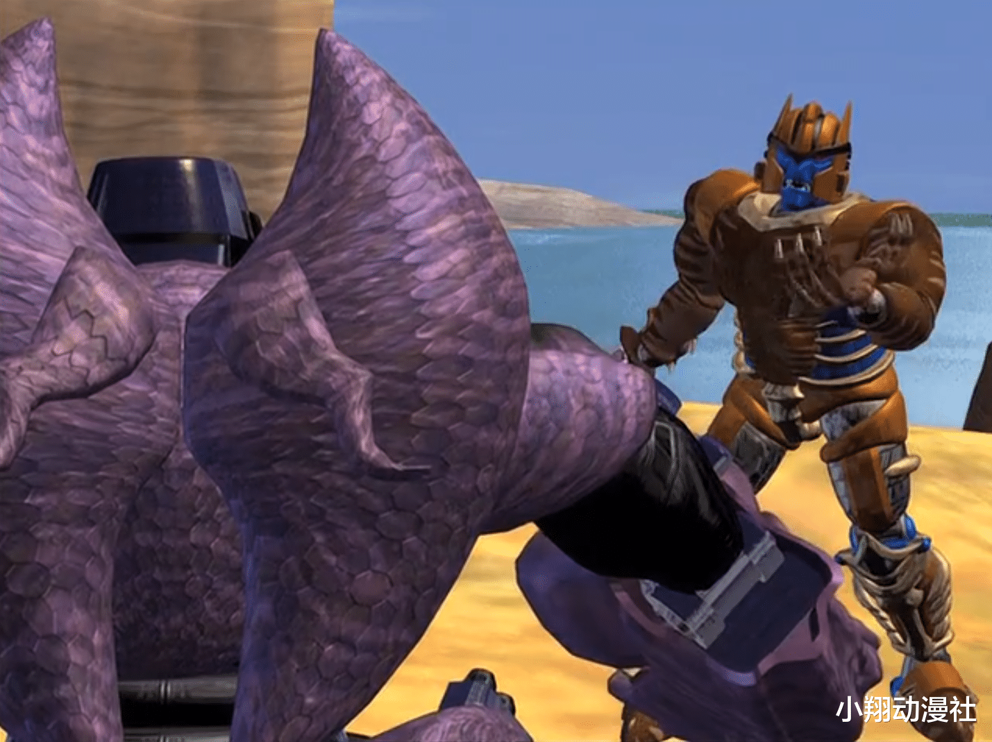 恐龙 猛兽侠：恐龙虽是原始兽基因，可却愿舍生取义，真的是一个勇士！