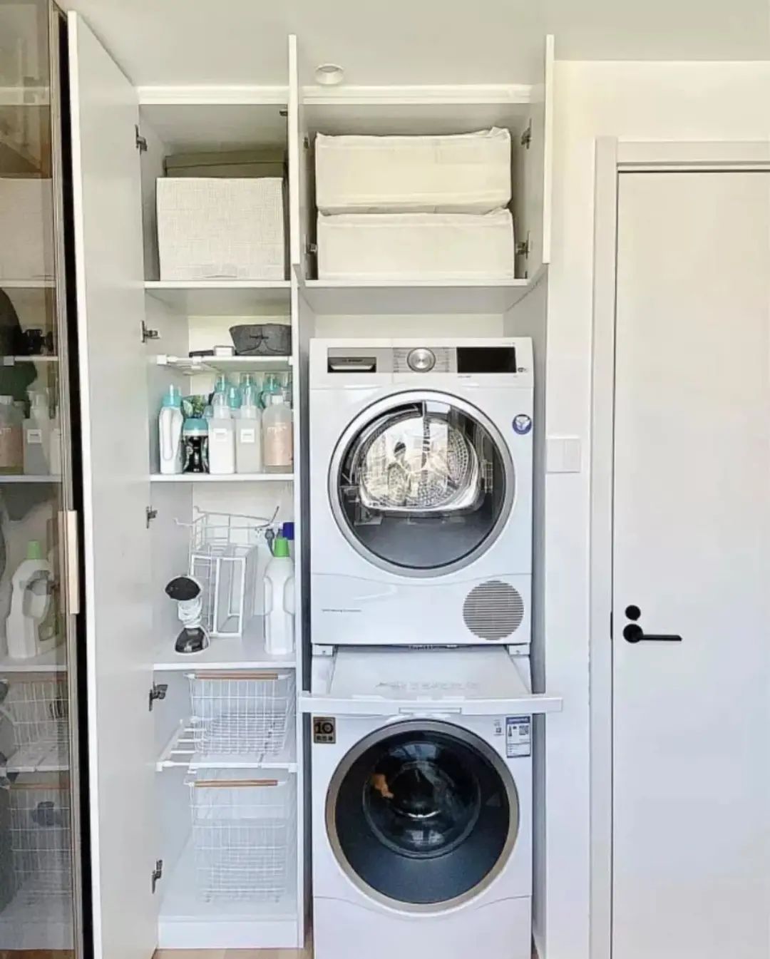 |110㎡装出豪宅范,中西厨兼顾,还有衣帽间、书房、洗衣房