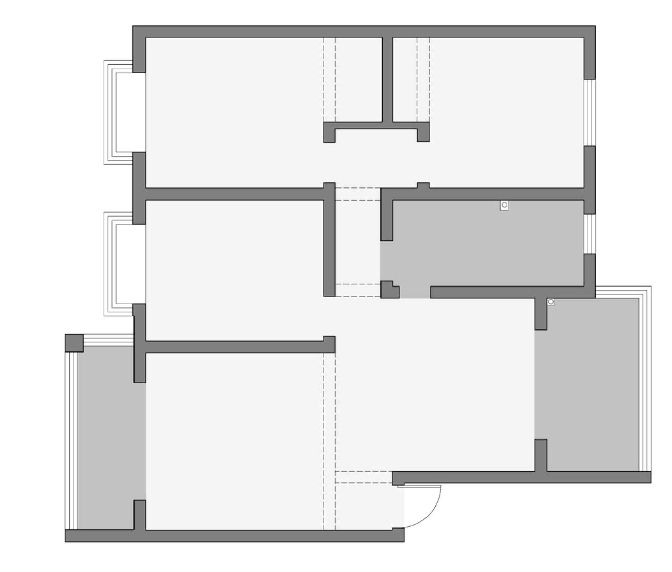 往往最实用的家,都不需要过多的改造,像她家,简单又耐看