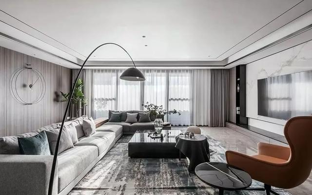 262㎡现代简约大平层，简洁纯粹的空间，生活从容自然