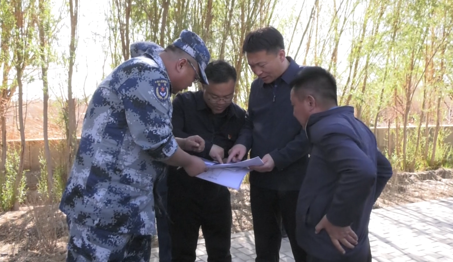 额济纳旗广播电视台 田学文深入航空街道办、东风街道办、东风镇调研指导工作