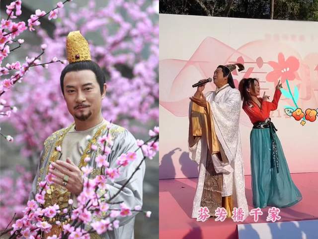 张文慈|50岁TVB女星露天商演，穿汉服热情伴舞，与周慧敏前任同框似隔代