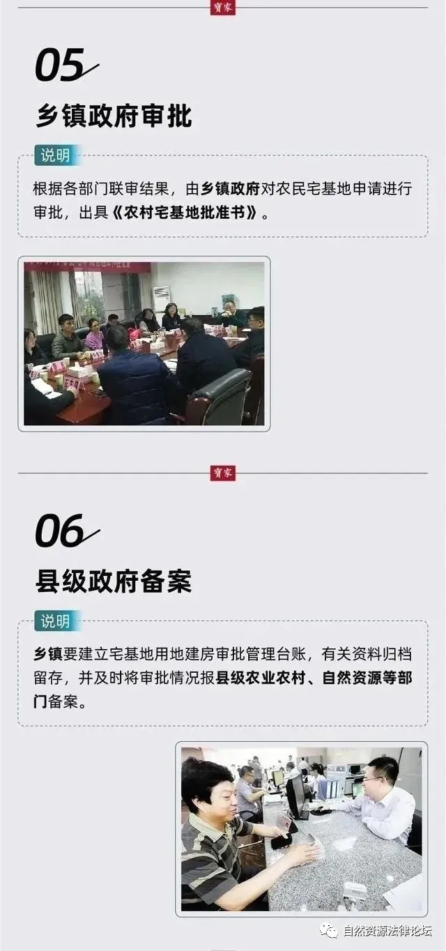 法制播报 农村宅基地申请、审批、登记有关政策（附简易流程图）