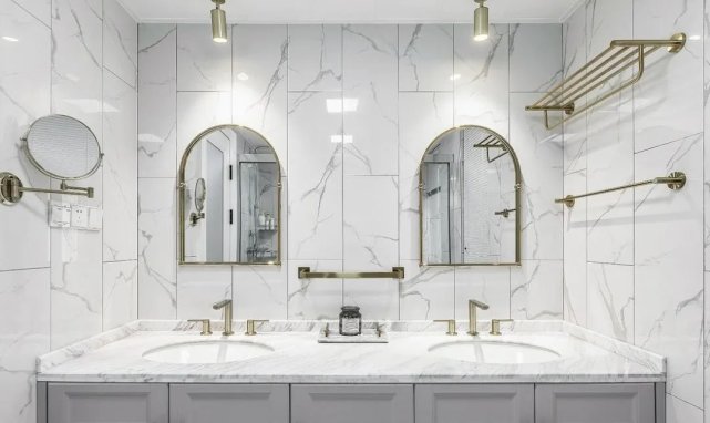 120㎡轻奢美式风格装修,全屋莫兰迪色系给你一个温馨的家