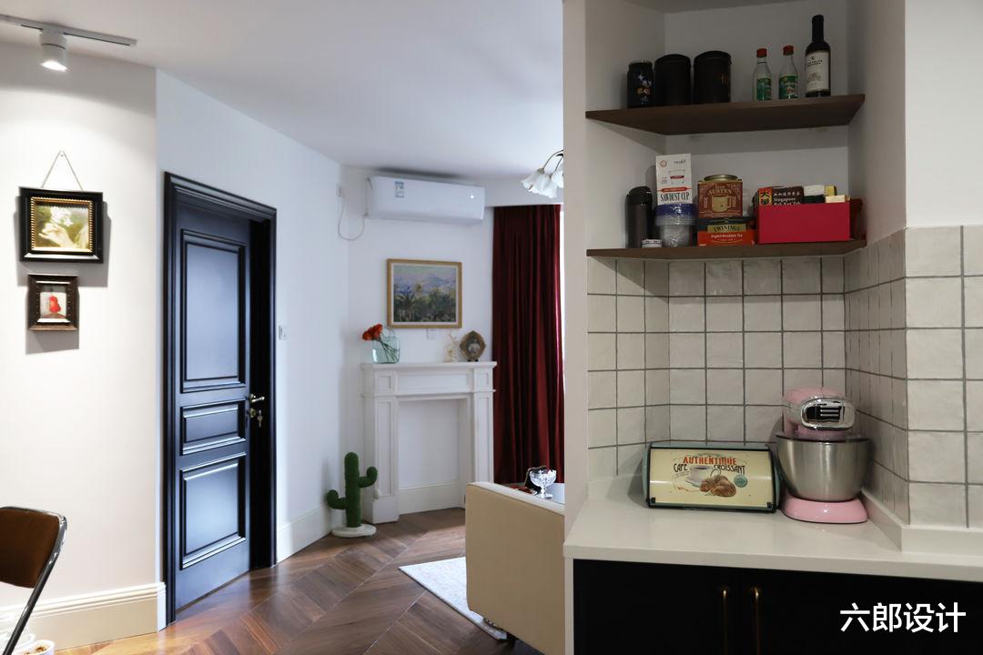 |她的77平现代风一居，简约精致时尚轻奢，布局太完美了，佩服！