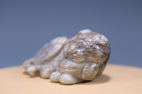 |汉代，和田玉错金银勒子