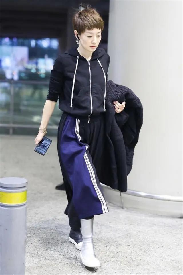 穿衣搭配 短发女王马伊琍真够时尚的，每套穿搭都吸睛，44岁依旧美得有韵味