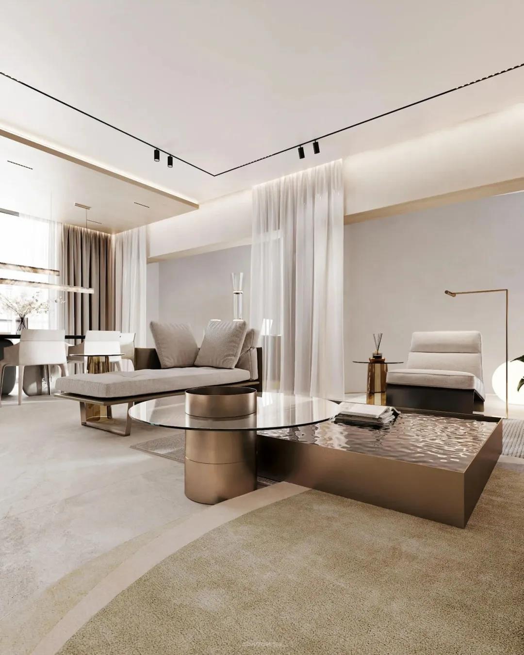 |简约公寓软装设计，轻奢出众！