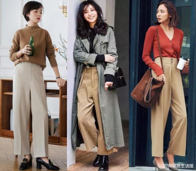 时尚穿搭生活馆 初冬的裤子“穿松不穿紧”,1个思路和4个公式,尤其适合40岁女人
