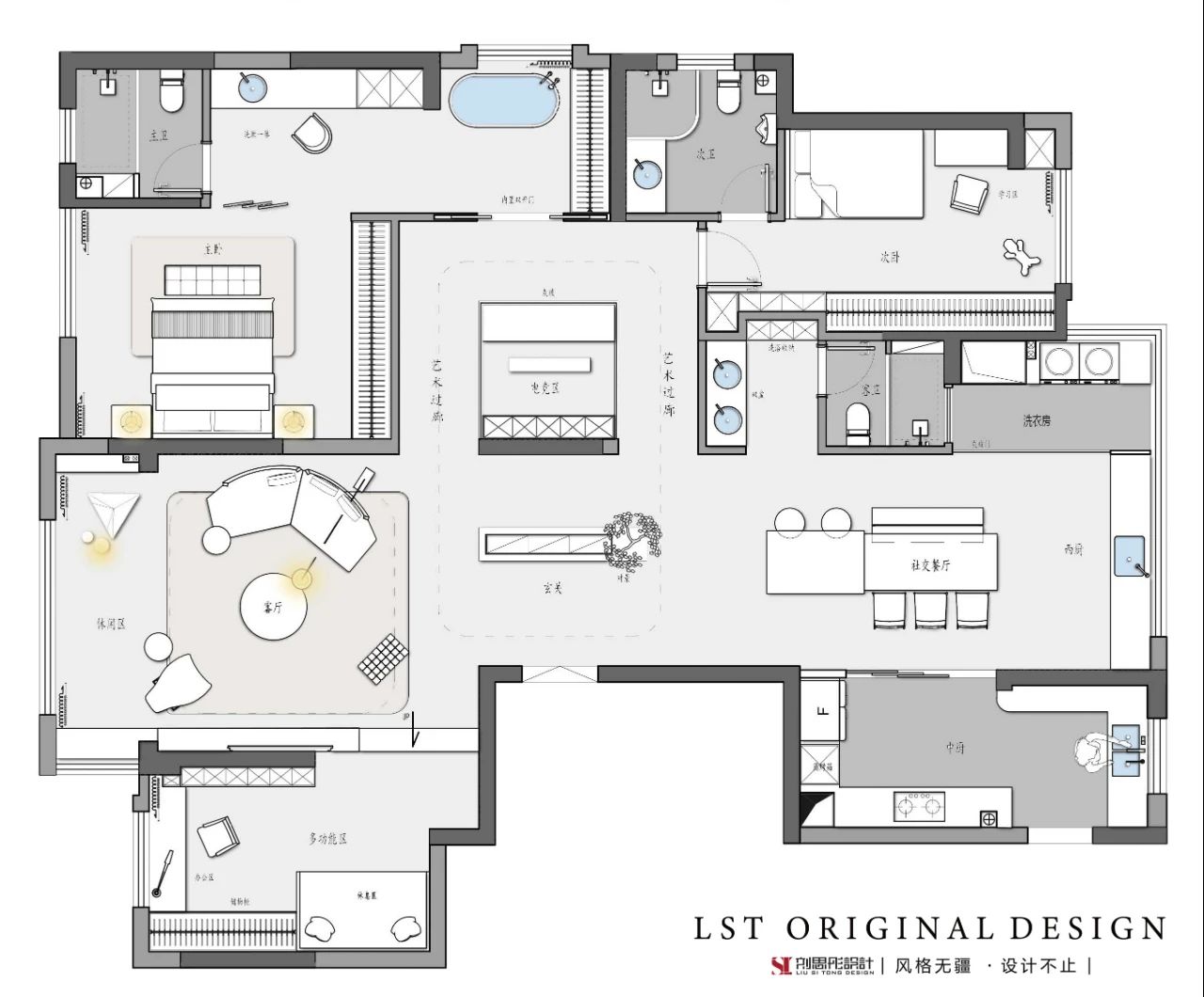 原创|刘思彤设计原创分享 御水澜湾197平户型深度解析！