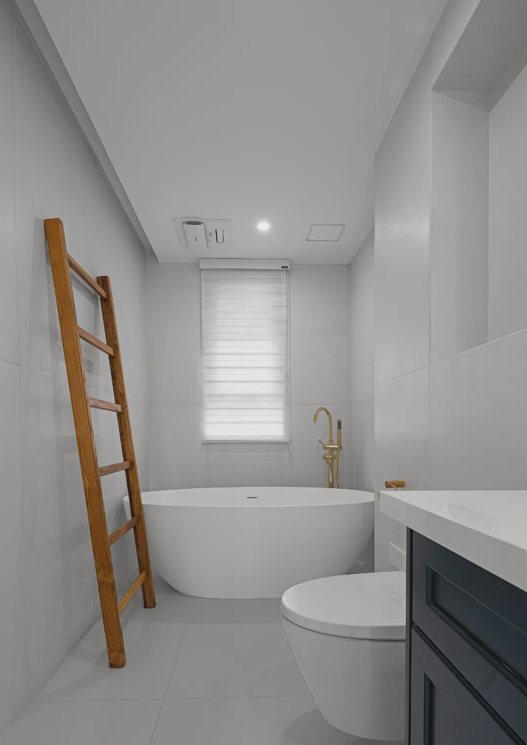 140㎡简约复古,硬装简单设计,以色彩与软装为主,效果高级独特