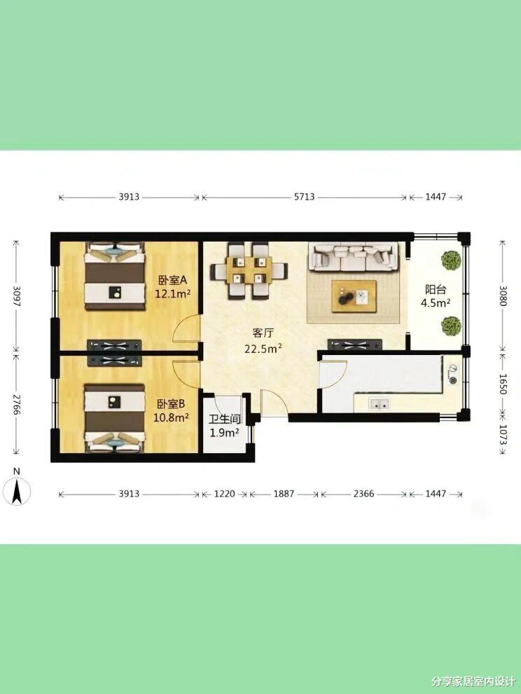 这是我见过最温馨,最充满烟火味的70平小窝,生活实在是幸福呀!