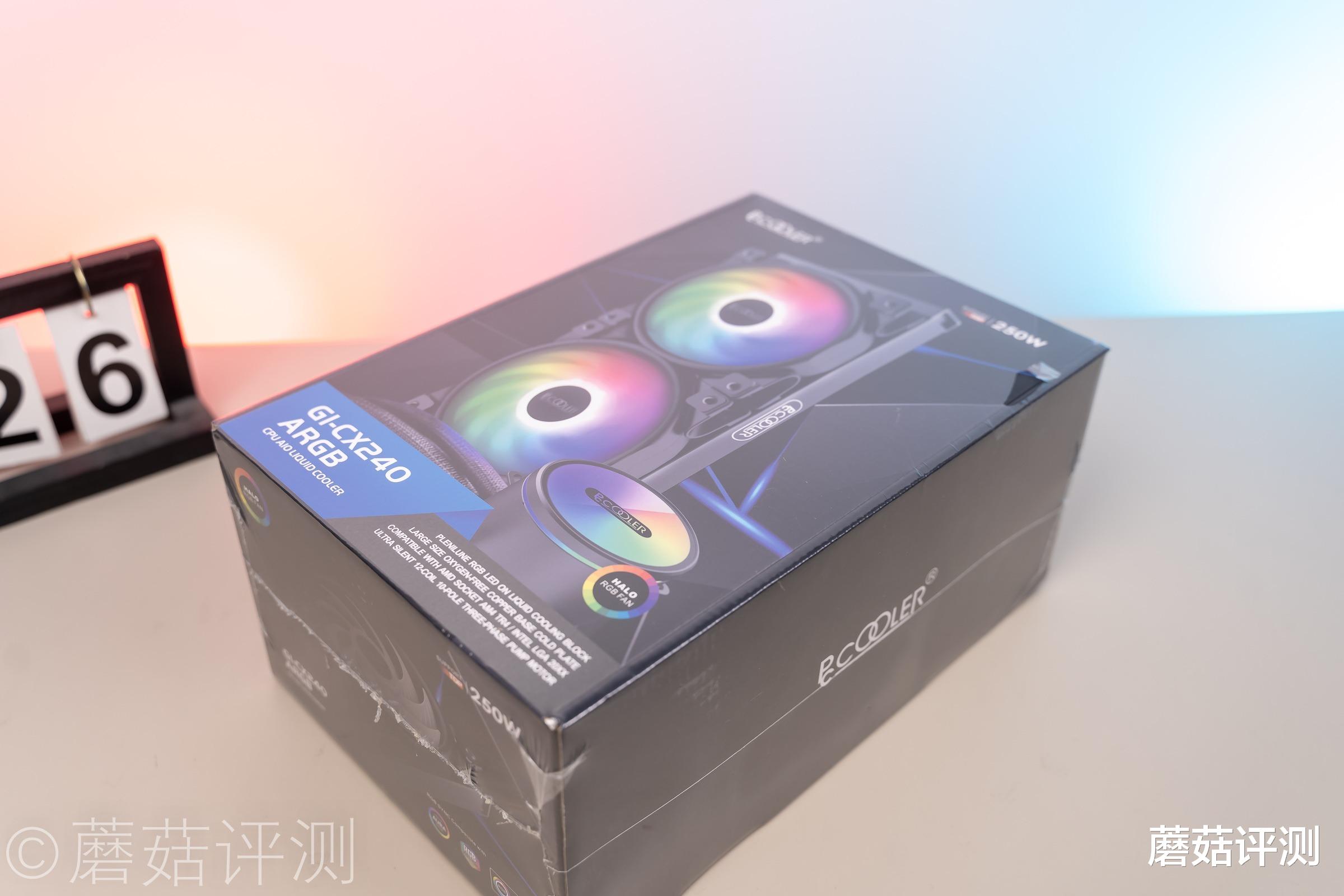 机箱|外观精致,散热表现优秀、超频三凌镜240一体式水冷散热 评测