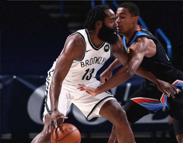 詹姆斯·哈登|106秒造12分制胜！哈登三双创纪录+带队升第二：杜兰特轮休他成篮网老大