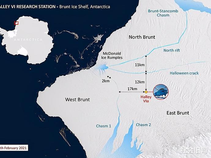 南极莫名出现大裂缝，1300平方公里冰山坠入大海，危机将持续降临？