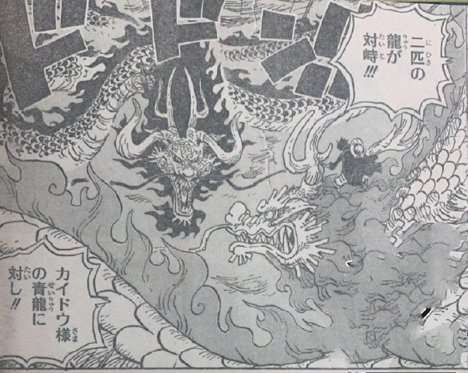 |海贼王1026话情报：凯多被桃之助咬到翻白眼，路飞开四档暴打凯多