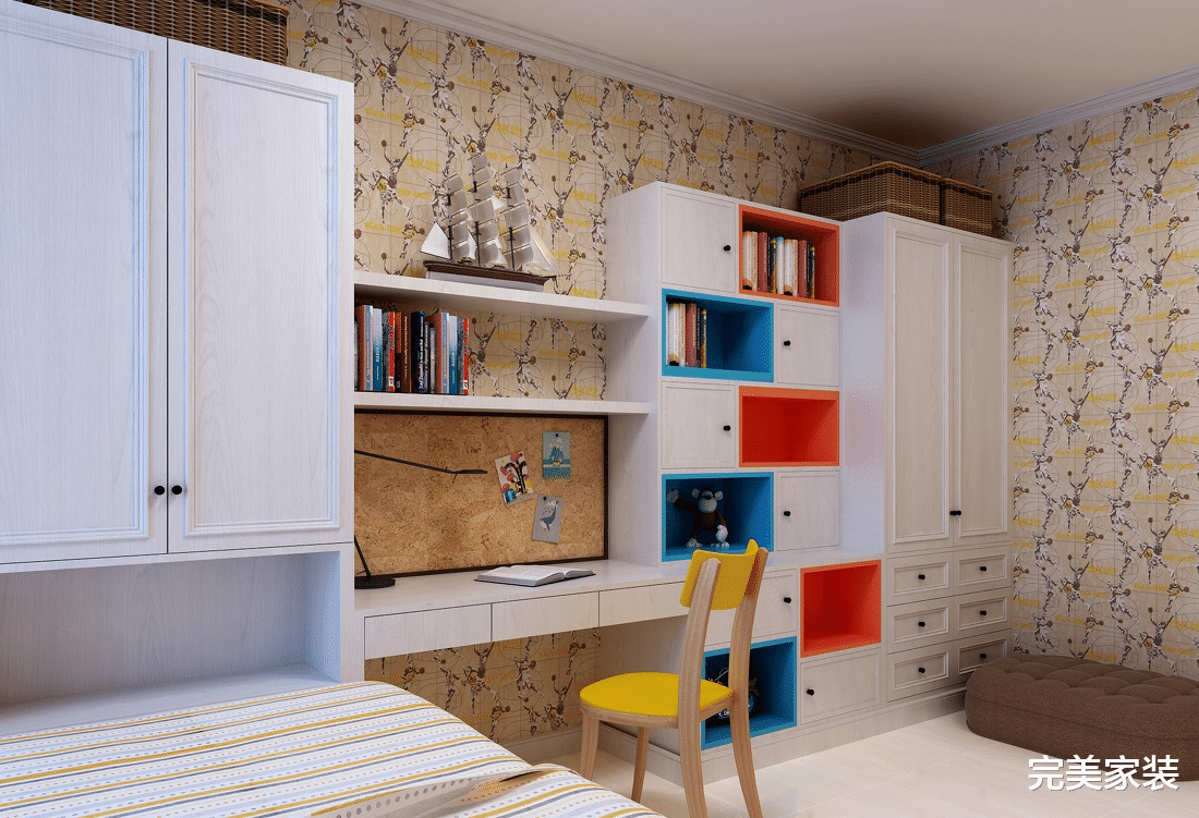 儿童房的壁纸很重要，选好壁纸，让儿童房更加温馨美观