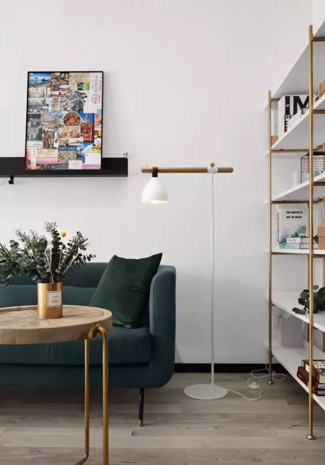 88 ㎡三居室设计，整个空间中北欧风与复古情调兼具