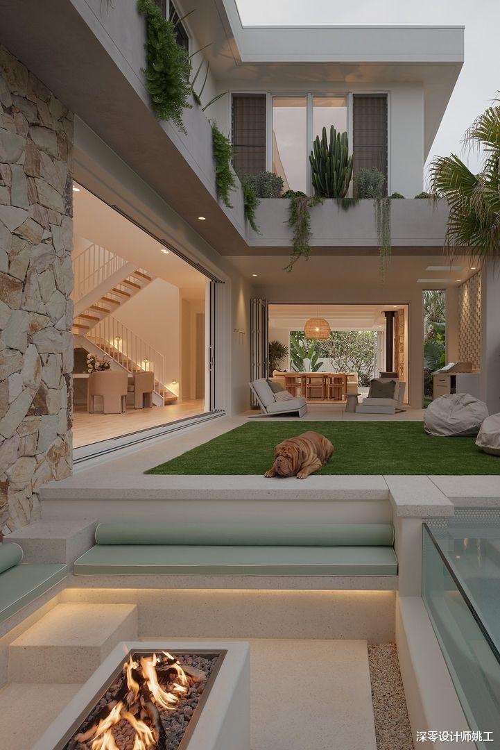 朋友家现代简约装修，两层别墅210㎡太温馨，三代同堂生活其乐融融