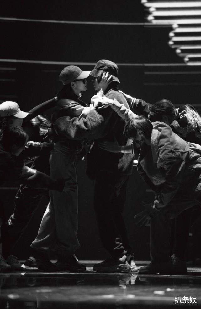 戚薇|戚薇李承铉跨年晚会彩排照曝光，双人共舞上演捧脸杀，氛围感十足