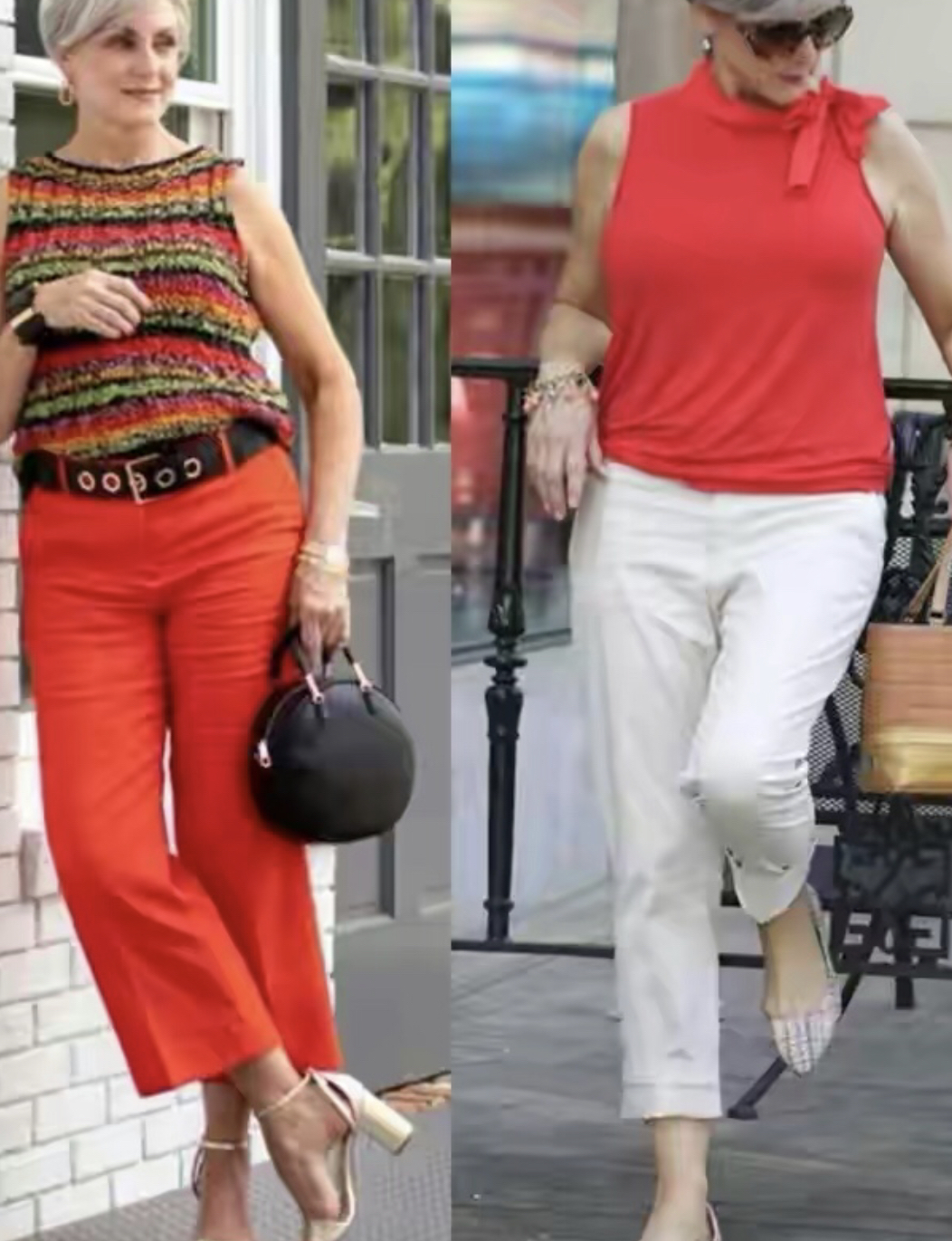 潮帮先生|年纪大还长得胖!63岁胖奶奶却穿得时髦又有气质,满头白发也优雅