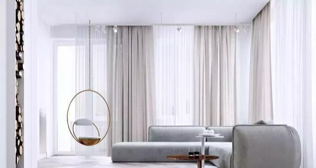 窗帘选择“一丑毁所有”，现在都流行这么装，很棒的设计！